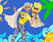 Spongebob Barbie Loves online Spongyabob játék