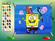 Spongebob with jelly fish ingyen játék